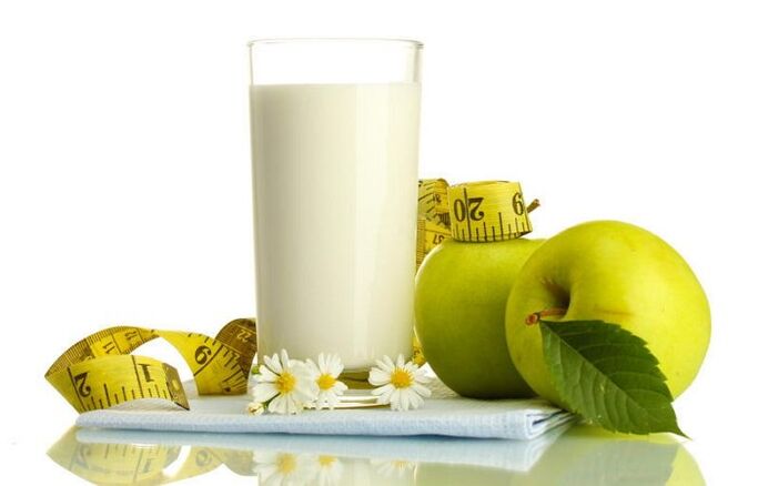 Kefir z jabolki